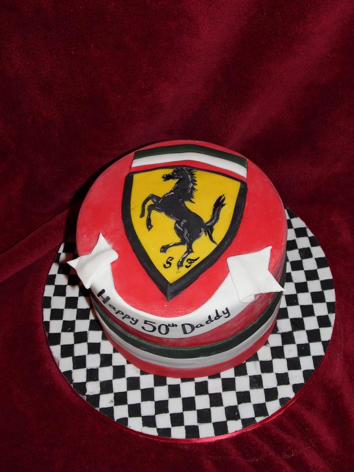 Ferrari Logo cake