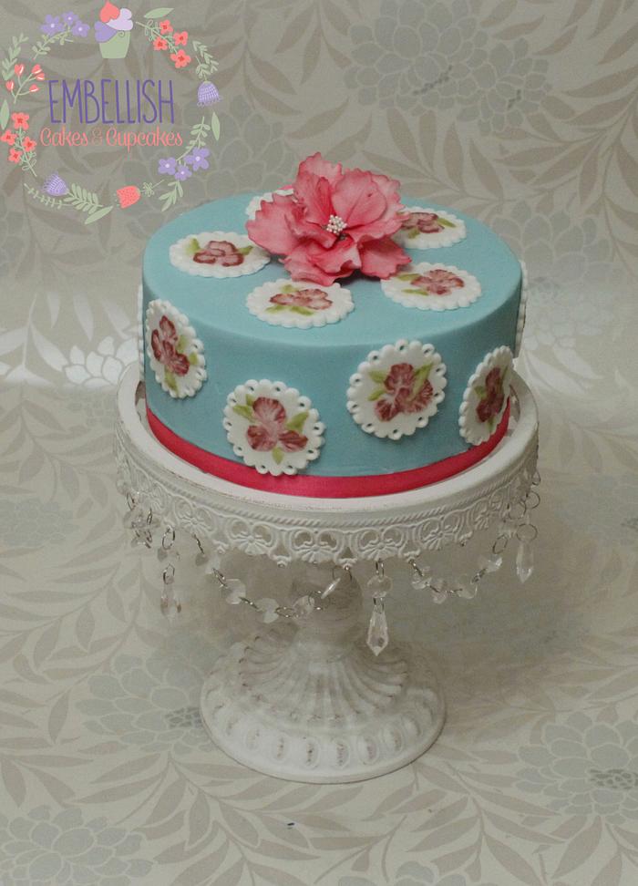 Simple Cath Kidston Style Cake
