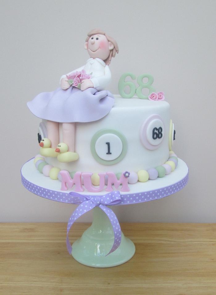 Hobby Themed Cake - Bingo