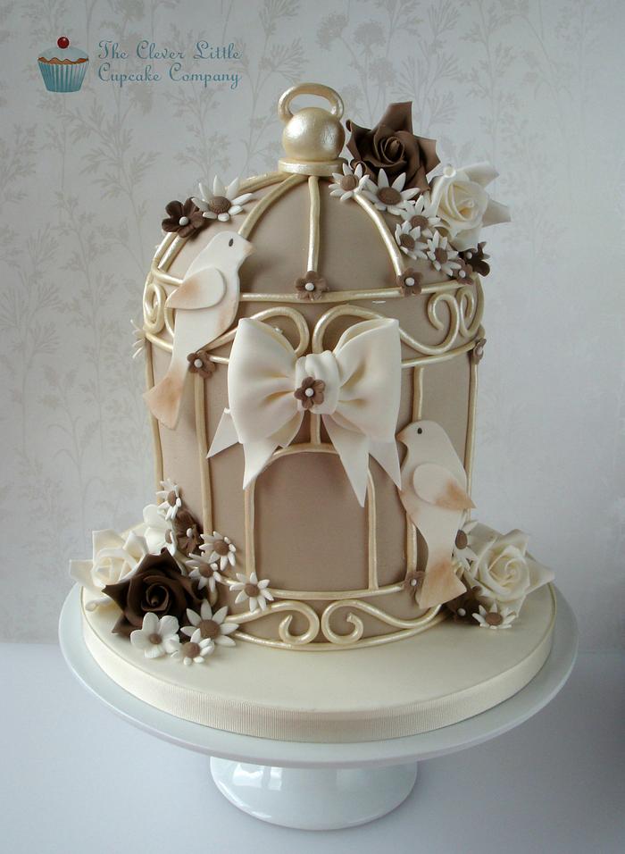 Birdcage Wedding Cake