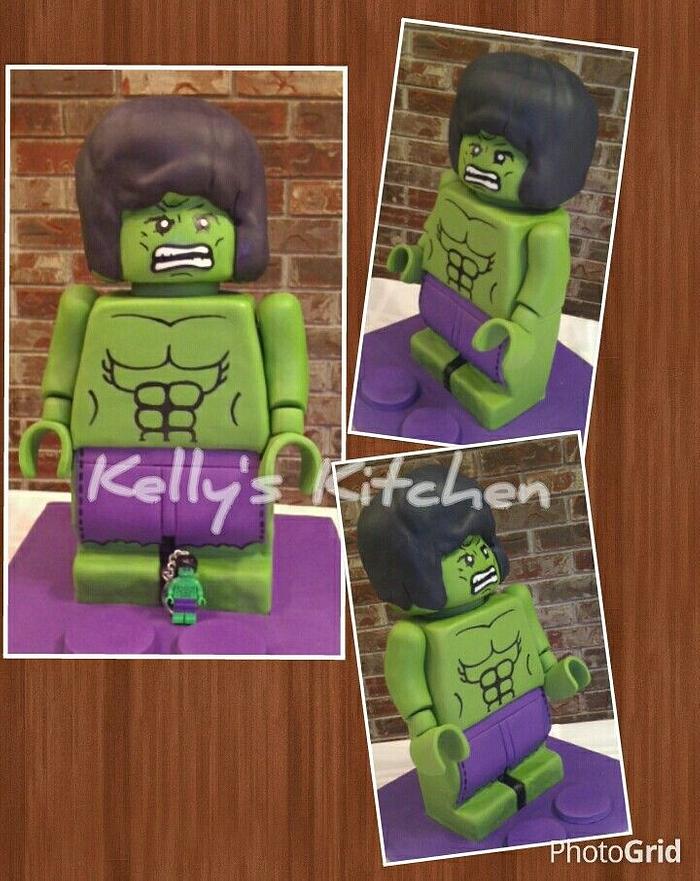 Lego Man Hulk