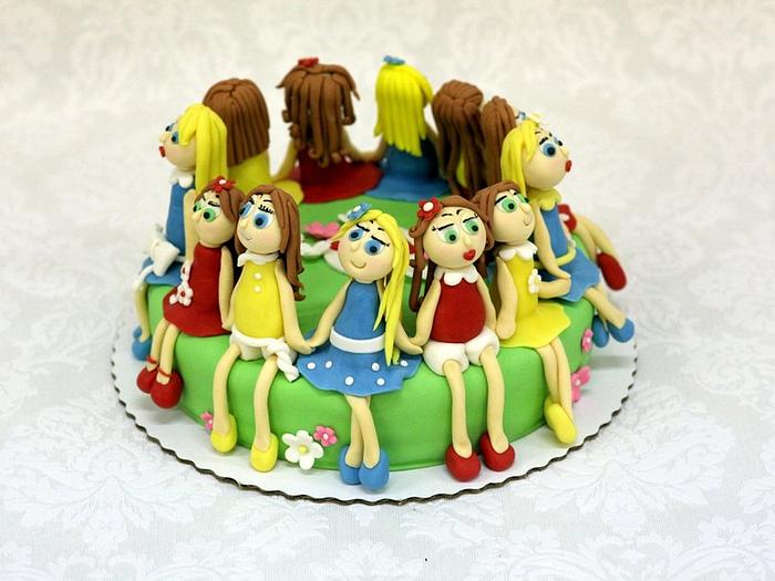 Twelve best friends cake!