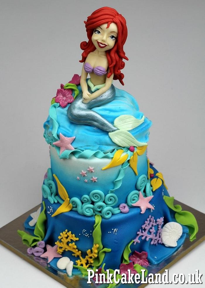 Ariel The LIttle Mermaid Cake