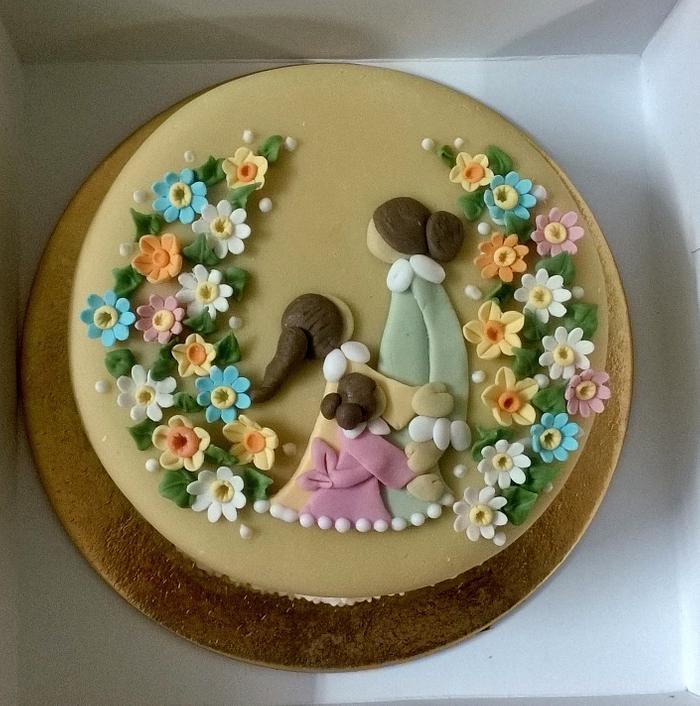 MOTHER AND CHILDREN CAKE
