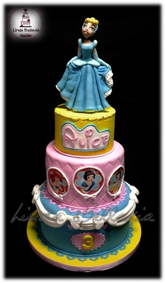 Cinderella princess cake