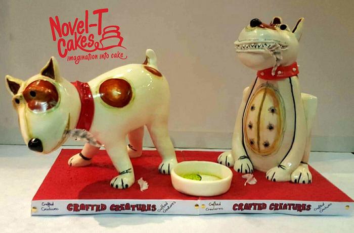 Pottery pooches cake - The Ark's 21st birthday collaboration  