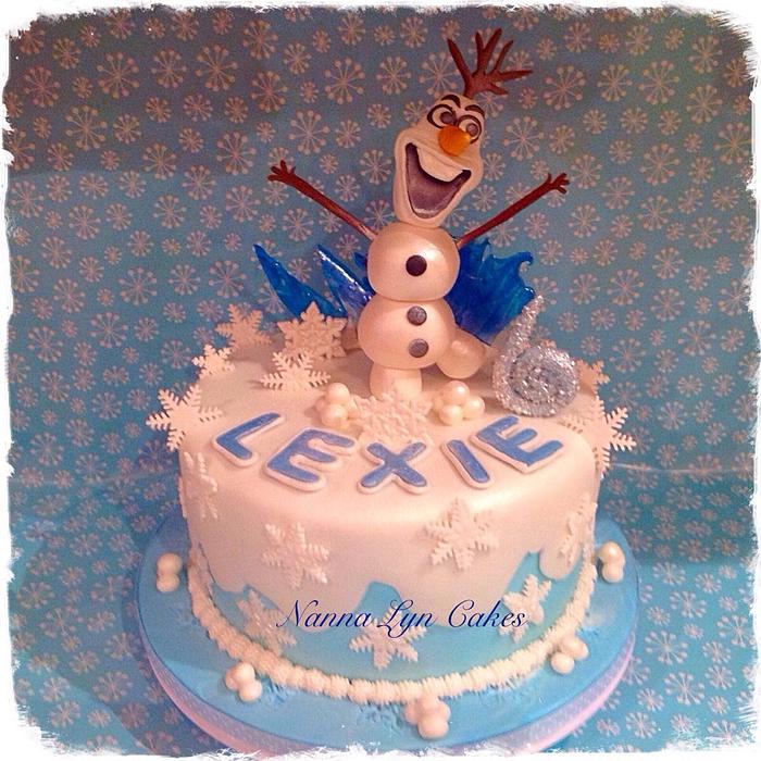 Another Olaf cake
