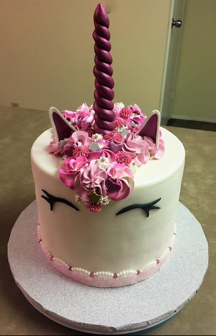 Pink Unicorn cake