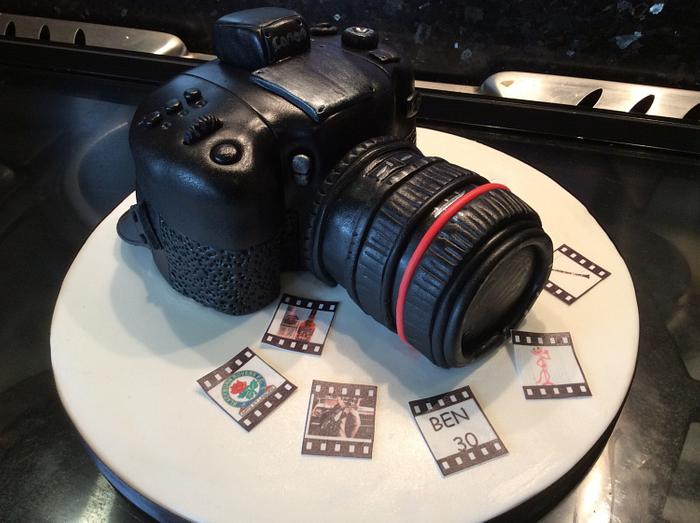3d camera cake