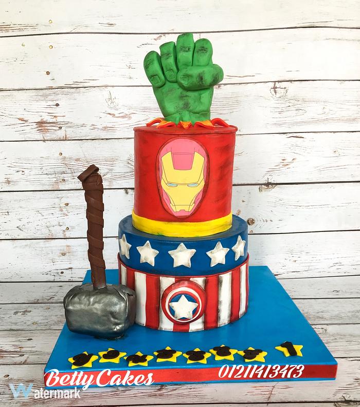 HowToCookThat : Cakes, Dessert & Chocolate | Marvel Avengers Cake -  HowToCookThat : Cakes, Dessert & Chocolate