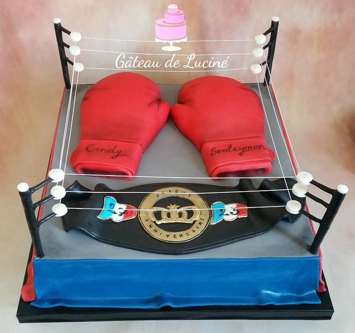 The Ring Boxe cake 
