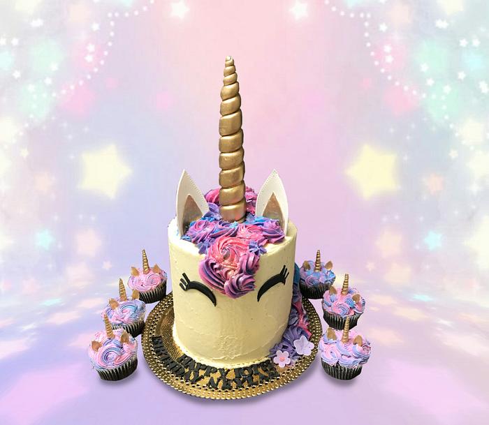 Kawaii Unicorn Cake