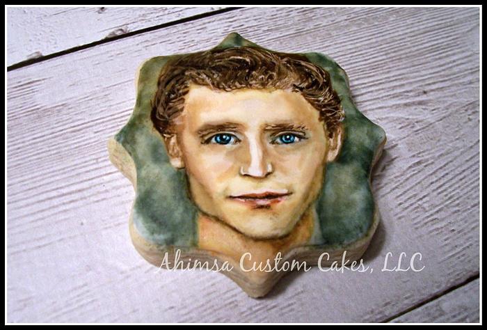 Tom Hiddleston inspired cookie