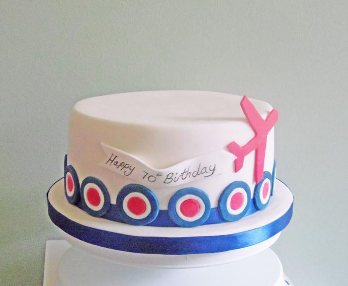 Plane Birthday Cake