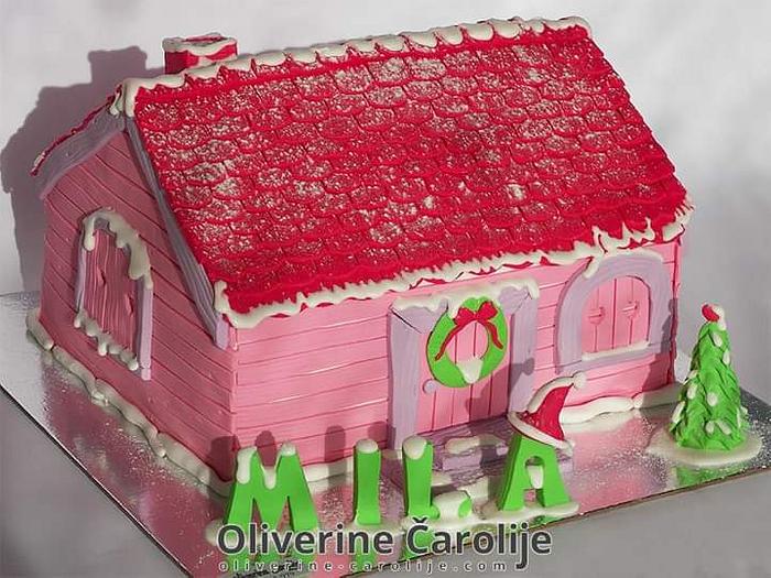  House Christmas Cake