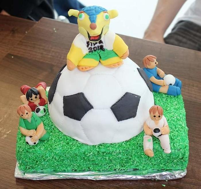 football cake for world cup