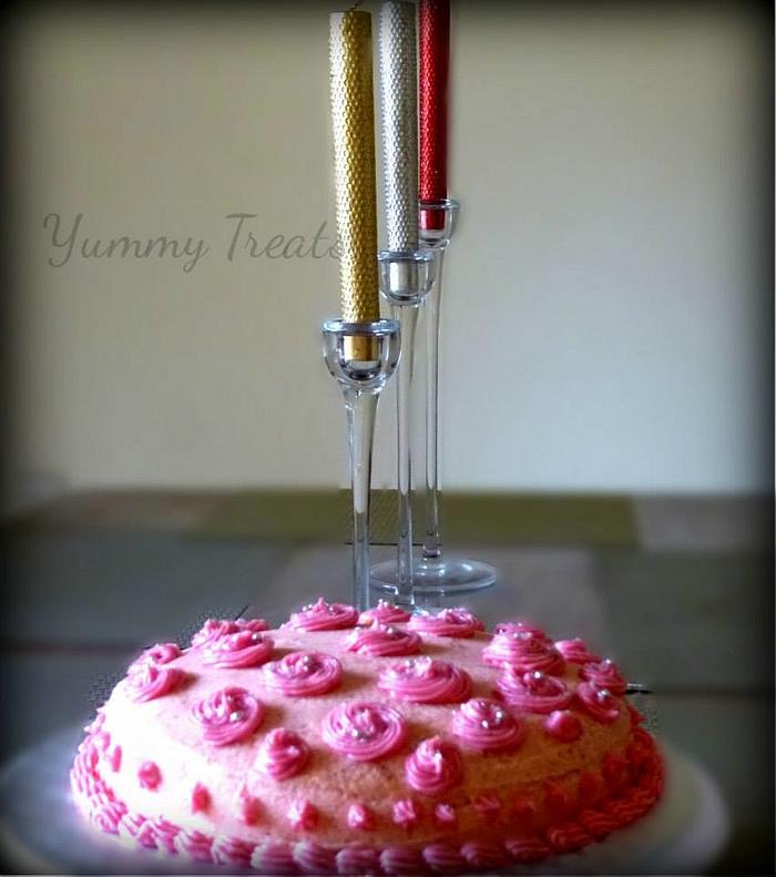 Strawberry Delight Cake - An Anniversary Special
