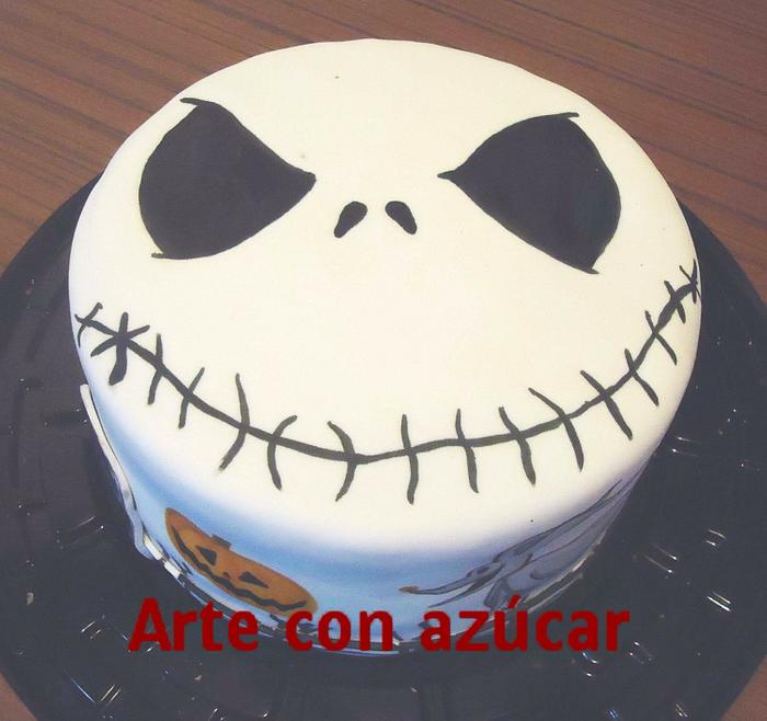 Jack Skellington cake