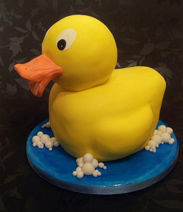 Rubber Duck Cake
