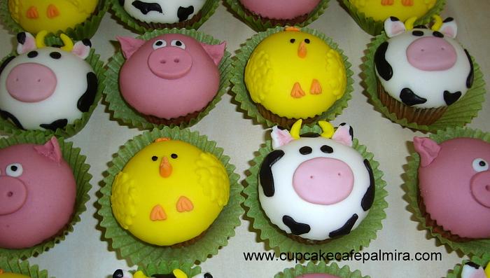 Farm Cupcakes