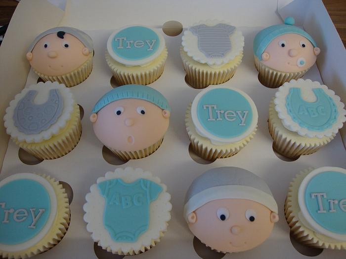 Baby Faces Cupcakes - Decorated Cake by Sam's Cupcakes - CakesDecor