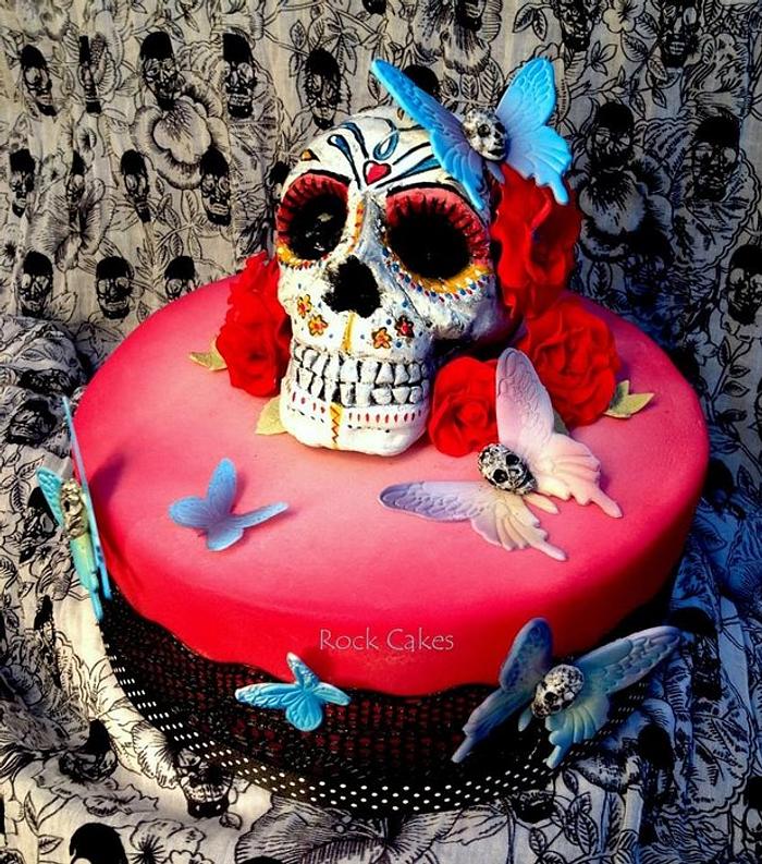 Day of the dead cake 