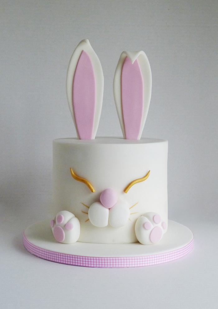 Easter Bunny rabbit cake
