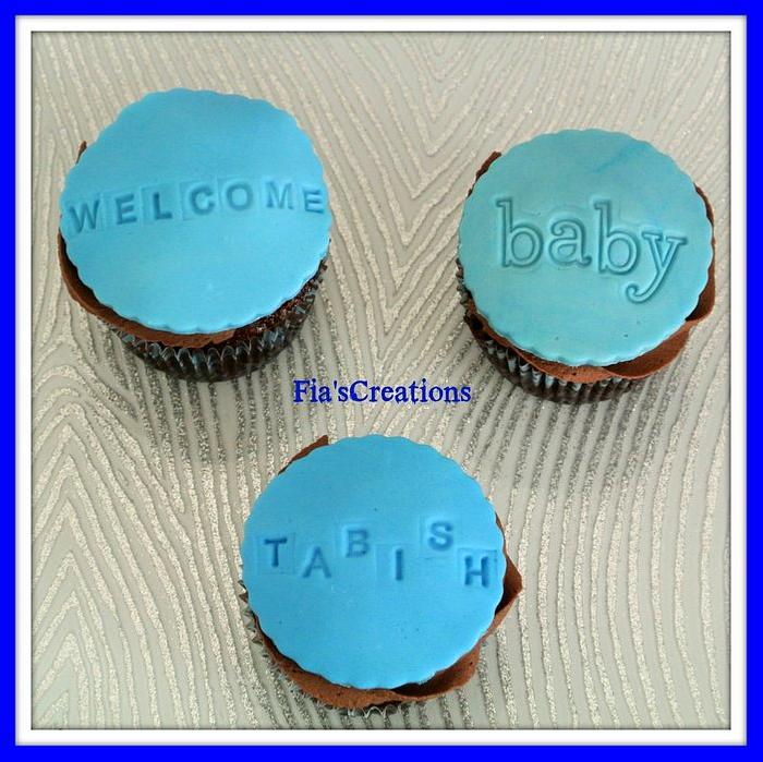 Welcome Baby Cupcakes
