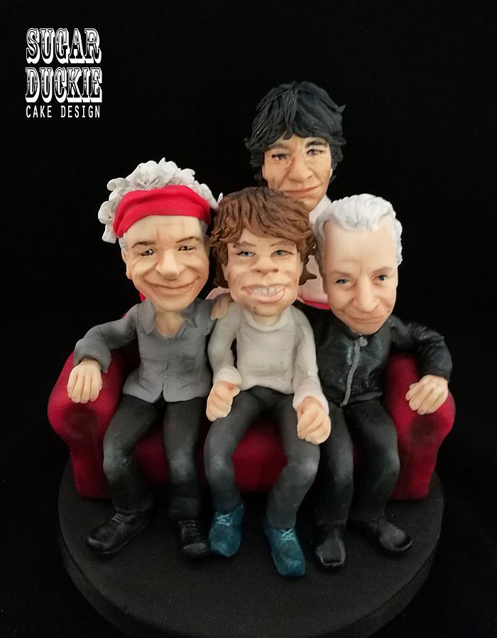 Rolling Stones Cake Topper