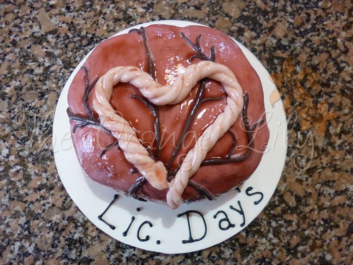 Placenta cake