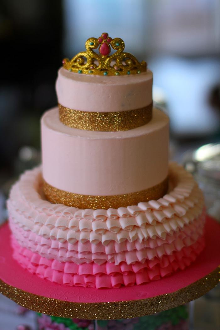Princess Ruffle Cake