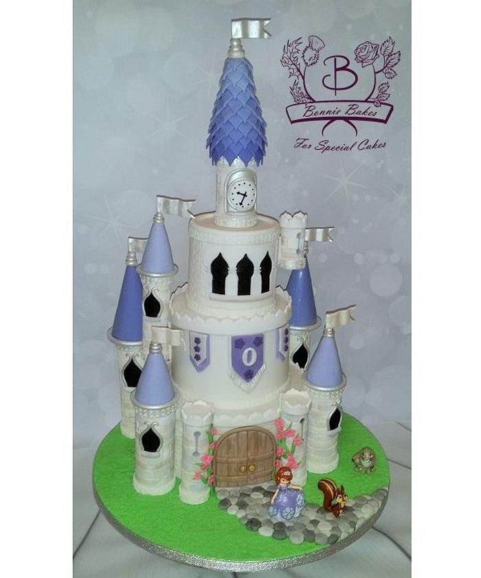Sophia the First Castle cake