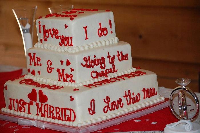My First Wedding Cake