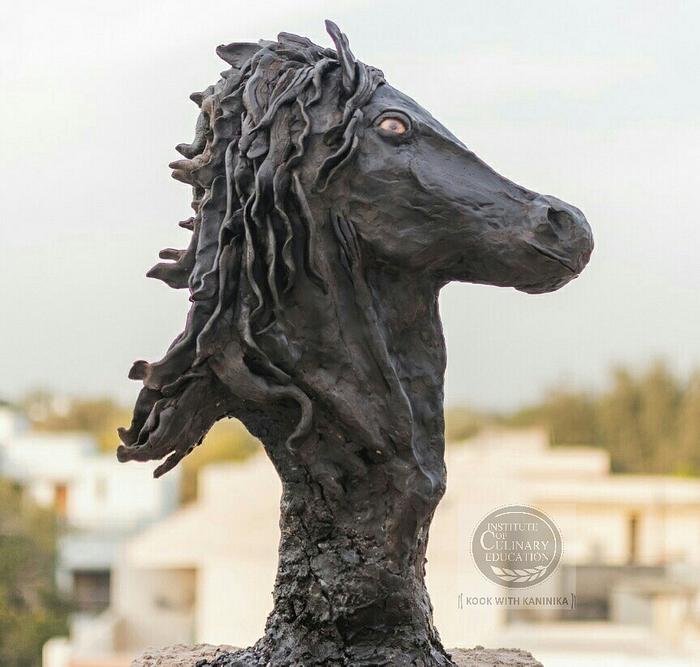 Horse Sculpture cake 