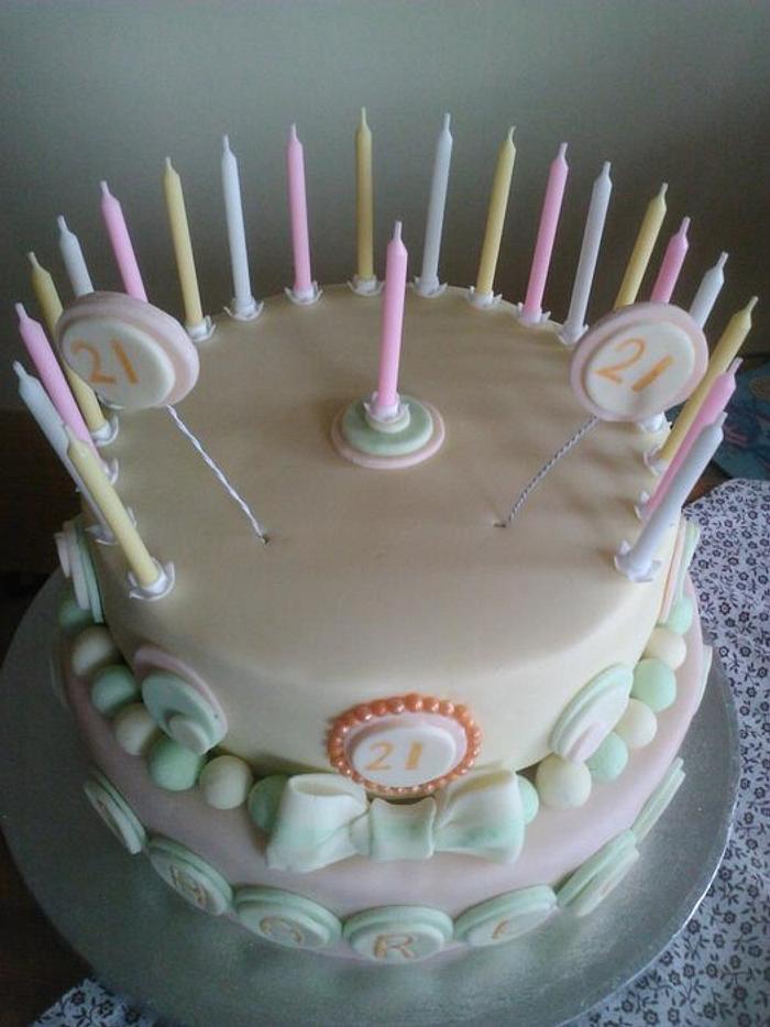 The 21st birthday cake