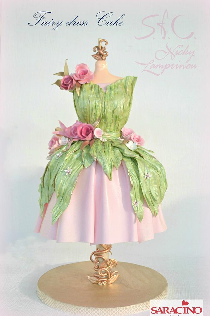 Fairy dress cake