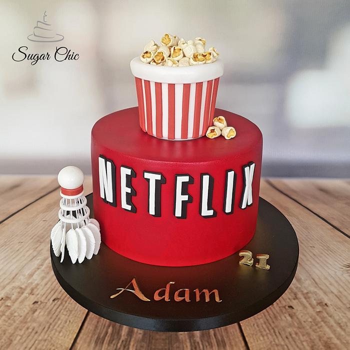 x Netflix Birthday Cake x