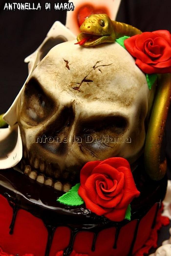 skull cake Antonella di maria Torte & Design