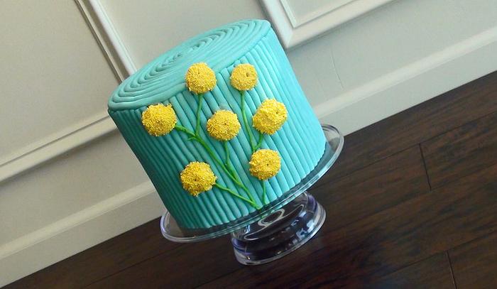 Billy Buttons Cake