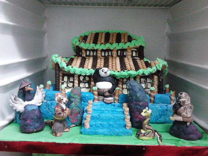 TEMPLE OF KUNG FU CAKE