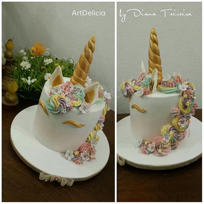 Bolo Unicórnio - Unicorn Cake