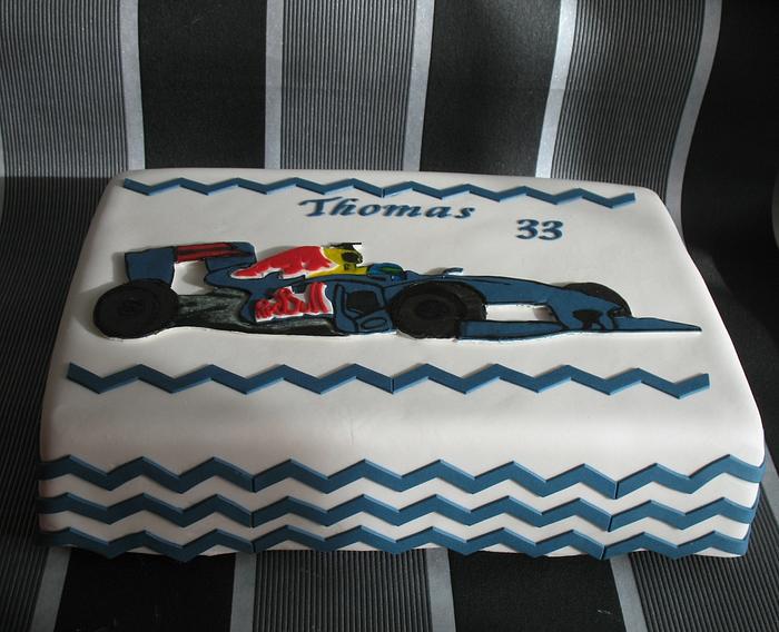 Chevron style, Formel 1 Birthdaycake