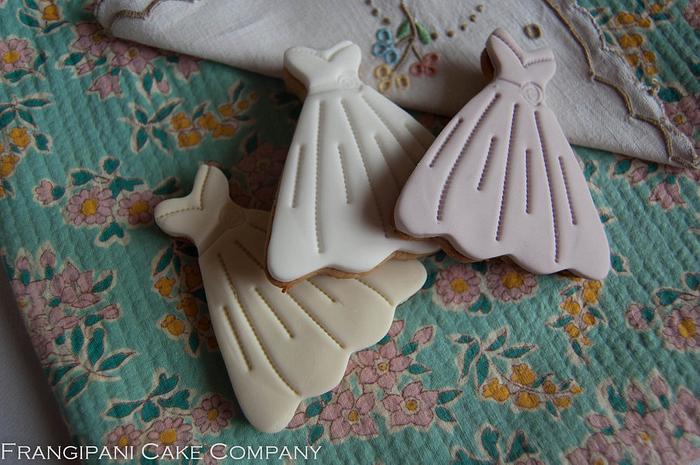 Wedding Dress Cookie Favours