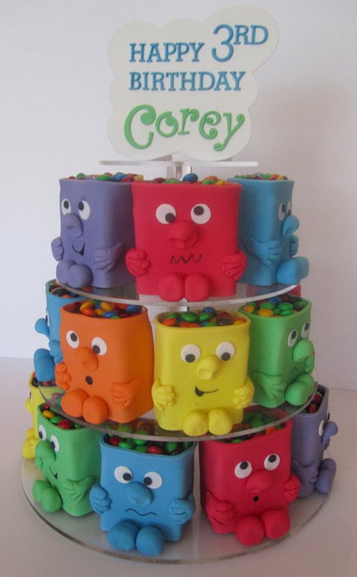 Monster Tower cakes