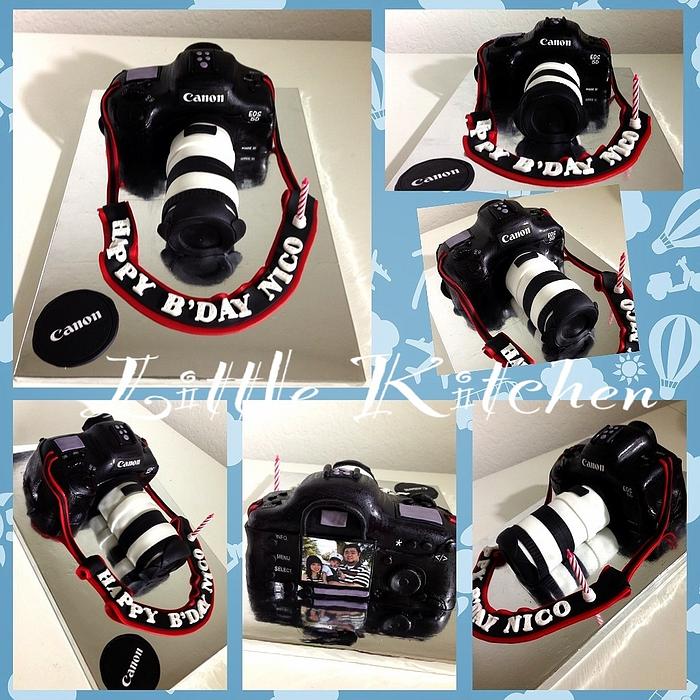 3D Canon Camera Cake