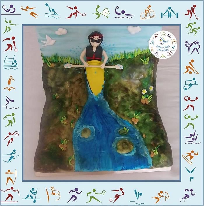 "Kayaking" by Margarida SeabraSport Cakes for Peace.