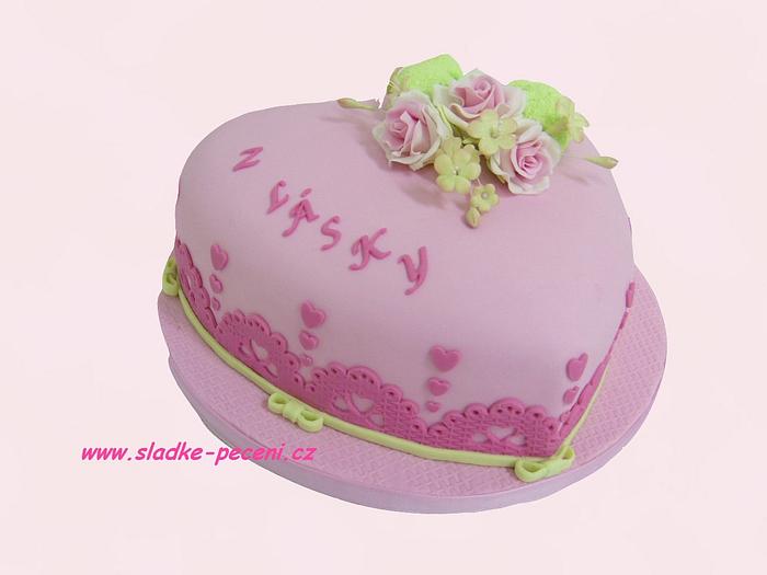 Valentine cake