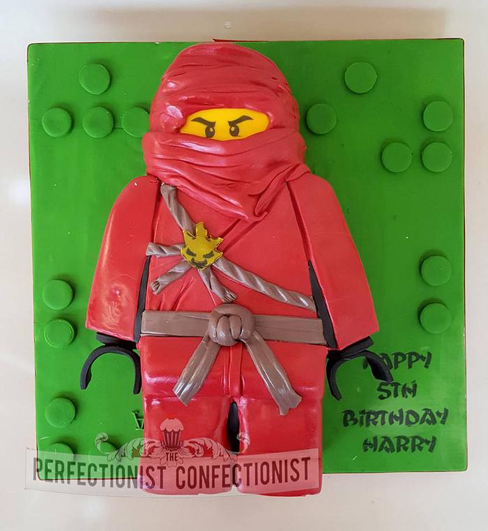 Harry - Red Ninjago Birthday Cake