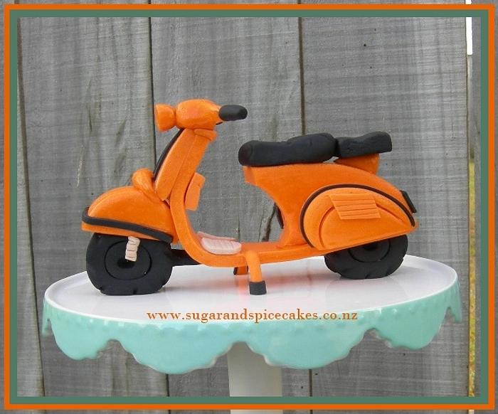 Retro Vespa with Tutorial