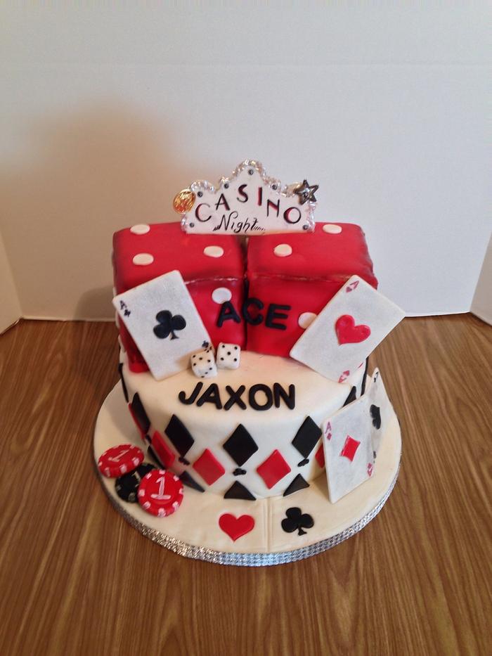 Casino cake for Ace